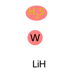 Lithium tungsten sulfide