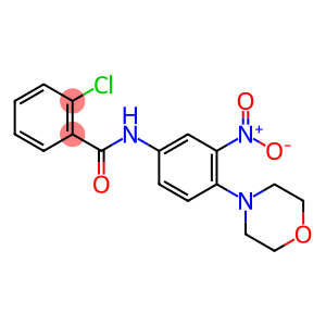 2-chloro-N-(4-morpholino-3-nitrophenyl)benzamide