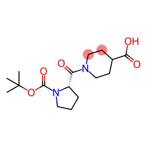 1-[(2S)-1-tert-butoxycarbonylpyrrolidine-2-carbonyl]piperidine-4-carboxylic acid