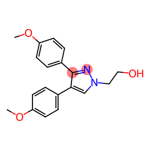 1H-Pyrazole-1-ethanol, 3,4-bis(4-methoxyphenyl)-