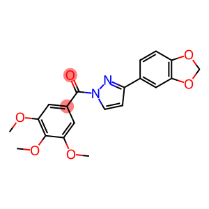 [3-(1,3-BENZODIOXOL-5-YL)-1H-PYRAZOL-1-YL](3,4,5-TRIMETHOXYPHENYL)METHANONE