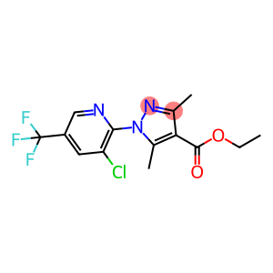 ETHYL 1-[3-CHLORO-5-(TRIFLUOROMETHYL)-2-PYRIDINYL]-3,5-DIMETHYL-1H-PYRAZOLE-4-CARBOXYLATE