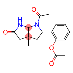 2-[(3aR)-1-acetyl-3a-methyl-5-oxooctahydropyrrolo[2,3-b]pyrrol-2-yl]phenyl acetate