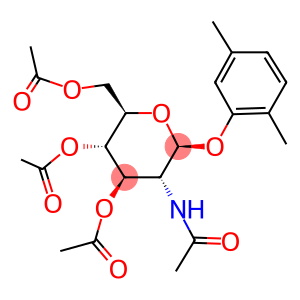3-(acetylamino)-5-(acetyloxy)-6-[(acetyloxy)methyl]-2-(2,5-dimethylphenoxy)tetrahydro-2H-pyran-4-yl acetate
