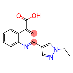 2-(1-ETHYL-1H-PYRAZOL-4-YL)-QUINOLINE-4-CARBOXYLIC ACID