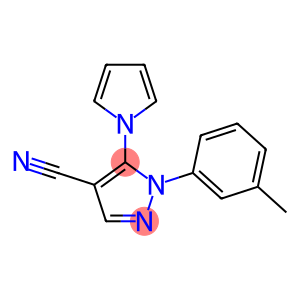 1-(3-methylphenyl)-5-(1H-pyrrol-1-yl)-1H-pyrazole-4-carbonitrile