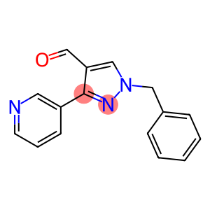 1-BENZYL-3-PYRIDIN-3-YL-1H-PYRAZOLE-4-CARBALDEHYDE