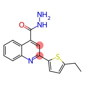 2-(5-ETHYLTHIEN-2-YL)QUINOLINE-4-CARBOHYDRAZIDE