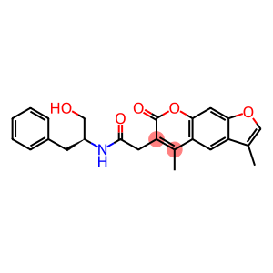 N-(1-benzyl-2-hydroxyethyl)-2-(3,5-dimethyl-7-oxo-7H-furo[3,2-g]chromen-6-yl)acetamide