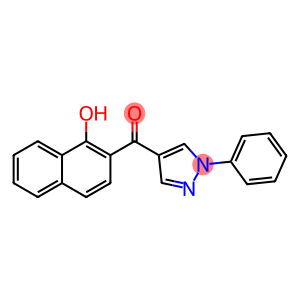 (1-HYDROXY-2-NAPHTHYL)(1-PHENYL-1H-PYRAZOL-4-YL)METHANONE