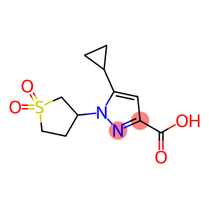 5-Cyclopropyl-1-(1,1-dioxo-tetrahydro-1lambda*6*-thiophen-3-yl)-1H-pyrazole-3-car