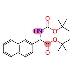 tert-butyl 2-((tert-butoxycarbonyl)amino)-2-(naphthalen-2-yl)acetate