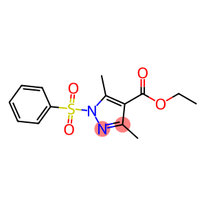 ethyl 1-(benzenesulfonyl)-3,5-dimethyl-1H-pyrazole-4-carboxylate