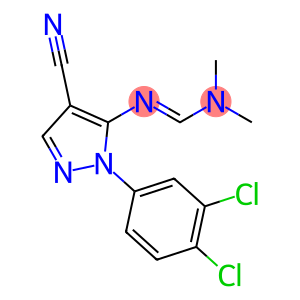 N'-[4-CYANO-1-(3,4-DICHLOROPHENYL)-1H-PYRAZOL-5-YL]-N,N-DIMETHYLIMINOFORMAMIDE