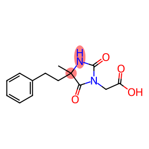 1-Imidazolidineacetic acid, 4-methyl-2,5-dioxo-4-(2-phenylethyl)-