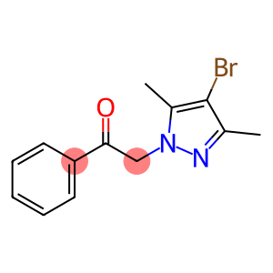 2-(4-BROMO-3,5-DIMETHYL-1H-PYRAZOL-1-YL)-1-PHENYL-1-ETHANONE