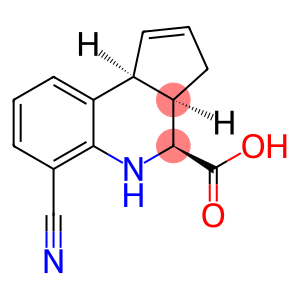 (3AR,4S,9BS)-6-CYANO-3A,4,5,9B-TETRAHYDRO-3H-CYCLOPENTA[C]QUINOLINE-4-CARBOXYLIC ACID