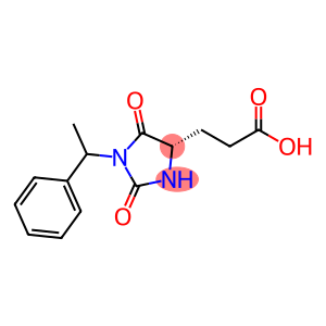 3-[(4S)-2,5-dioxo-1-(1-phenylethyl)imidazolidin-4-yl]propanoic acid