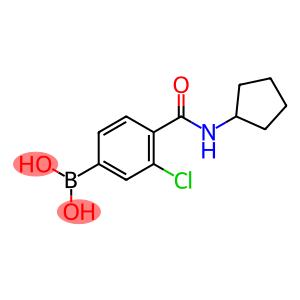 (3-Chloro-4-(cyclopentylcarbamoyl)-phenyl)boronic acid