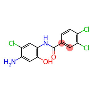 N-(4-Amino-5-chloro-2-hydroxyphenyl)-3,4-dichlorobenzamide