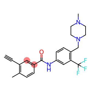 3-ethynyl-4-methyl-N-(4-((4-methylpiperazin-1-yl)methyl)-3-(trifluoromethyl)phenyl)benzamide