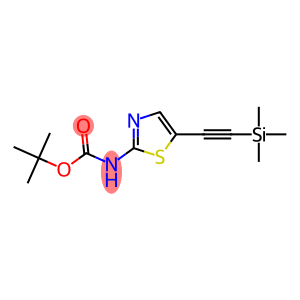 Carbamic  acid,  N-[5-[2-(trimethylsilyl)ethynyl]-2-thiazolyl]-,  1,1-dimethylethyl  ester