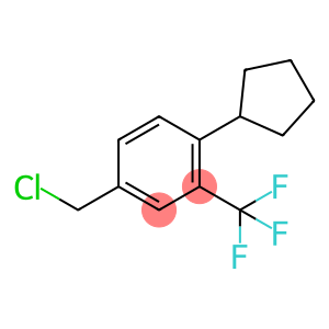 4-CHLOROMETHYL-1-CYCLOPENTYL-2-TRIFLUOROMETHYL-BENZENE(WXG02030)