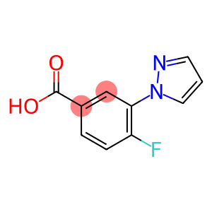 4-FLUORO-3-PYRAZOL-1-YL-BENZOIC ACID