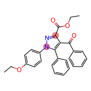 ethyl 4-benzoyl-1-(4-ethoxyphenyl)-5-phenyl-1H-pyrazole-3-carboxylate