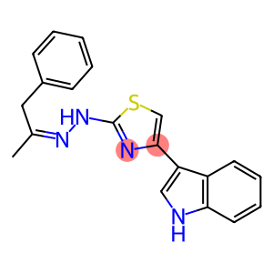 1-phenylacetone [4-(1H-indol-3-yl)-1,3-thiazol-2-yl]hydrazone