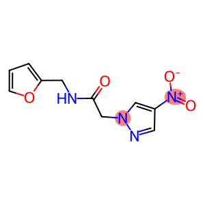 N-(2-furylmethyl)-2-{4-nitro-1H-pyrazol-1-yl}acetamide