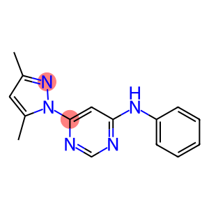 N-[6-(3,5-dimethyl-1H-pyrazol-1-yl)-4-pyrimidinyl]-N-phenylamine