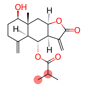 (3aR,3aα,4aα,9aα)-Dodecahydro-8β-hydroxy-8aβ-methyl-3,5-bismethylene-2-oxonaphtho[2,3-b]furan-4α-yl 2-methylpropanoate