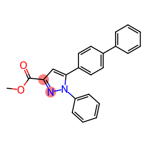 5-BIPHENYL-4-YL-1-PHENYL-1H-PYRAZOLE-3-CARBOXYLIC ACID METHYL ESTER