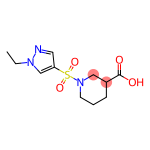 1-(1-Ethyl-1H-pyrazole-4-sulfonyl)-piperidine-3-carboxylic acid