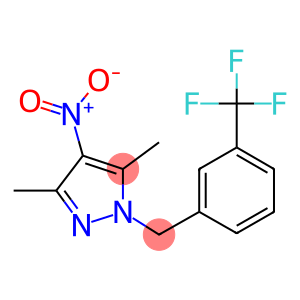 3,5-DIMETHYL-4-NITRO-1-(3-TRIFLUOROMETHYL-BENZYL)-1H-PYRAZOLE