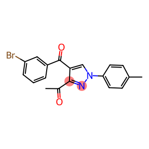 1-[4-(3-bromobenzoyl)-1-(4-methylphenyl)-1H-pyrazol-3-yl]ethanone