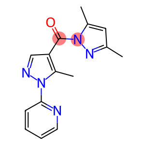 2-{4-[(3,5-dimethyl-1H-pyrazol-1-yl)carbonyl]-5-methyl-1H-pyrazol-1-yl}pyridine