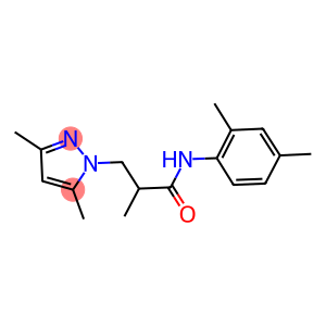 1H-Pyrazole-1-propanamide, N-(2,4-dimethylphenyl)-α,3,5-trimethyl-