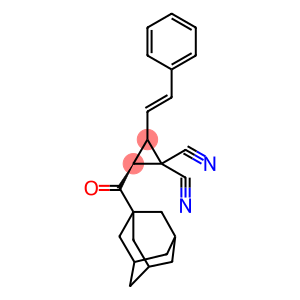 2-(1-adamantylcarbonyl)-3-(2-phenylvinyl)-1,1-cyclopropanedicarbonitrile