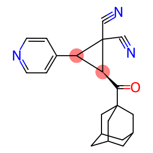 2-(1-adamantylcarbonyl)-3-(4-pyridinyl)-1,1-cyclopropanedicarbonitrile