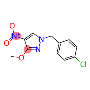 1-(4-chlorobenzyl)-4-nitro-3-methoxy-1H-pyrazole