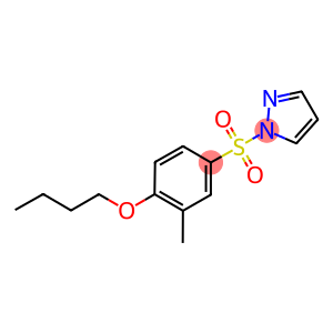 butyl 2-methyl-4-(1H-pyrazol-1-ylsulfonyl)phenyl ether