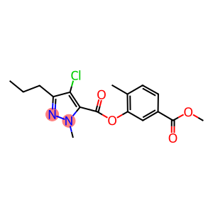 5-(methoxycarbonyl)-2-methylphenyl 4-chloro-1-methyl-3-propyl-1H-pyrazole-5-carboxylate