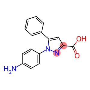 1-(4-氨基苯基)-5-苯基-1H-吡唑-3-羧酸