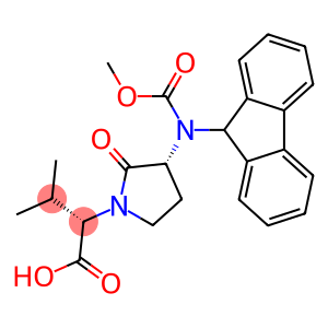 (2S)-2-[(3R)-3-(9H-fluoren-9-ylmethoxycarbonylamino)-2-oxopyrrolidin-1-yl]-3-methylbutanoic acid