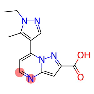 7-(1-乙基-5-甲基-4-吡唑)-2-吡唑[1,5-A]嘧啶羧酸