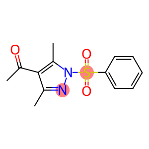 1-[3,5-dimethyl-1-(phenylsulfonyl)-1H-pyrazol-4-yl]ethanone