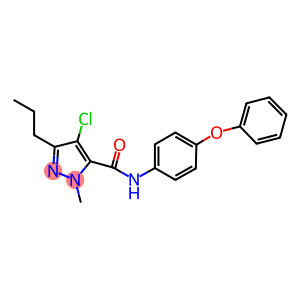 4-chloro-1-methyl-N-(4-phenoxyphenyl)-3-propyl-1H-pyrazole-5-carboxamide