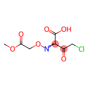 4-Chloro-2-(Z)-methoxycarbonylmethoxyimino-3-oxobutyric acid